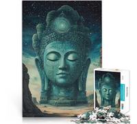 Puzzle 2000 pièces pour Adultes Statue de Bouddha Fantastique Fait de Papier,pour Les 14 Ans et Plus Loisirs en Famille Cadeau éducatif d'apprentissage。Taille:70x100cm/27.5x39.3pouce