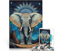 Puzzle 2000 pièces pour Adultes Totem de l'éléphant Entraînez Votre Cerveau et Vos Mains Cadeaux pour Les Amis et la Famille 70x100cm