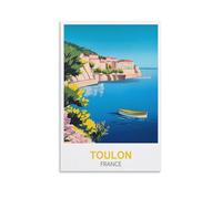 Puzzle 2000 pièces pour Adultes, Toulon, France. Jeu éducatif idéal pour se détendre et décorer Un Mur. Dimensions : 100 x 70 cm.