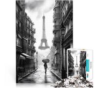 Puzzle 2000 pièces pour Adultes Tour Eiffel à Paris Jouet éducatif d'apprentissage Cadeau d'anniversaire, Cadeaux, décoration Murale 70x100cm