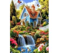 Puzzle 2000 Pièces pour Adultes, Wooden Puzzle Automne pour Adultes et Enfants, Cabine Puzzles Classiques, DIY Jeu D'Intelligence De l'art de la Décoration Moderne Cadeau Unique Jigsaw 100x70cm g-931