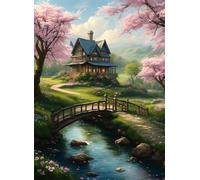 Puzzle 2000 Pièces pour Adultes, Wooden Puzzle Pont pour Adultes et Enfants, Paysage Puzzles Classiques, Jeu D'Intelligence De l'art de la Décoration Moderne Jeu Cadeau Unique Jigsaw 100x70cm g-932