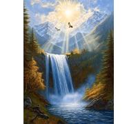 Puzzle 2000 Pièces pour Adultes, Wooden Puzzle Soleil pour Adultes et Enfants, Automne Puzzles Classiques, DIY Jeu D'Intelligence De l'art de la Décoration Moderne Cadeau Unique Jigsaw 100x70cm g-979