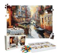 Puzzle 2000 Pieces, Puzzle 2000 Pièces Adultes, Un Puzzles Difficile, Impression Haute Définition & Couleurs Éclatantes, Puzzles Bois Venise Architecture(2) avec Une Boîte d'emballage Exquise W3H-327