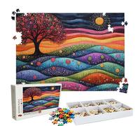 Puzzle 2000 Pieces, Puzzle 2000 Pièces Adultes, Un Puzzles Difficile, Impression Haute Définition & Couleurs Éclatantes, Puzzles Bois Couleur Résumé(2) avec Une Boîte d'emballage Exquise W3H-516