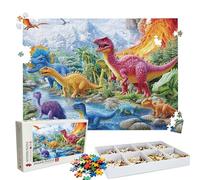 Puzzle 2000 Pieces, Puzzle 2000 Pièces Adultes, Un Puzzles Difficile, Impression Haute Définition & Couleurs Éclatantes, Puzzles Bois Couleur Dinosaure avec Une Boîte d'emballage Exquise W3H-542