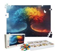 Puzzle 2000 Pieces, Puzzle 2000 Pièces Adultes, Un Puzzles Difficile, Impression Haute Définition & Couleurs Éclatantes, Puzzles Bois Arbre la vie Couleur(3) avec Une Boîte D'emballage Exquise W3H-257