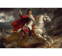 Puzzle 2000 Pieces, Puzzle Adultes 2000 Pièces NapoléOn, Puzzles Classiques Bois 70x100CM Cheval, Exquisite Papierboxverpackung, Tragbarer Netzbeutel Geeignet für Die ganze Familie Cadeau RXPT-4784