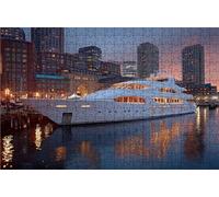 Puzzle 2000 Pieces, Puzzle Adultes 2000 Pièces Ville, Puzzles Classiques Bois 70x100 CM Vue Nocturne, Exquisite Papierboxverpackung, Tragbarer Netzbeutel Geeignet für die ganze Familie Cadeau RXPT2564