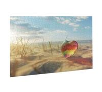 Puzzle 2000 Pièces Puzzle en Bois DIY Amour Plage EU De l'art Décoration Cadeau Unique pour Décoration Maison, Puzzles Familial, Parfait pour Les Soirées de Jeu,Activité Familiale Parfaite K0F-227