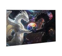 Puzzle 2000 Pièces Puzzle en Bois DIY La Terre Dragon Jeu De l'art Décoration Cadeau Unique pour la Décoration de la Maison, Puzzles Familial, Parfait pour Les Soirées Jeu,Activité Familiale fr0-905