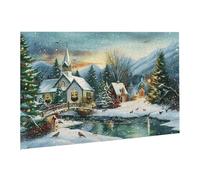 Puzzle 2000 Pièces Puzzle en Bois DIY Le Chalet Animal Jeu De l'art Décoration Cadeau Unique pour la Décoration de la Maison, Puzzles Familial, Parfait pour Les Soirées Jeu,Activité Familiale fr0-101