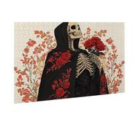 Puzzle 2000 Pièces Puzzle en Bois DIY Le Squelette Jeu De l'art Décoration Cadeau Unique pour la Décoration Maison, Puzzles Familial, Parfait pour Les Soirées de Jeu,Activité Familiale fr0-332