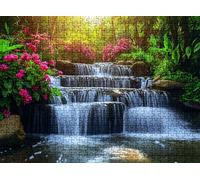 Puzzle 2000 pièces, Puzzle Impossible Adultes 99.5 x 70.5 cm, Impression Haute Définition, Jeux Éducatifs, Puzzles Bois Anti-Stress pour Toute la Famille, Décor Murale, rivière Paysage w0-254