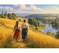 Puzzle 2000 Pieces Quelques prairies, Puzzle pour Adultes 2000 Pièces 100x70cm, Encastrement Parfait, Tri Facile Lettres au Dos, sans Poussière, Cadeau Anti-Stress pour Femmes et Hommes
