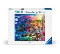 Ravensburger – Puzzle 2000 pièces – Cinque Terre colorées – Paysage – Dès 14 ans – Qualité premium