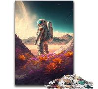 Puzzle 2000 pièces représentant Un Astronaute dans Un Magnifique Paysage pour Adolescents, Jouet éducatif et décompressant, idéal pour Les Cadeaux du Père Noël Secret (70x100cm)