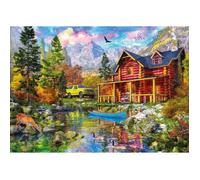 Puzzle 2000 pièces : Retraite en montagne