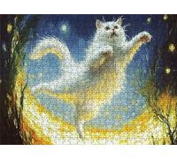 Puzzle 2000 Pieces, rêve Chat(2) Puzzle 2000 Pièces Adultes et Enfants, Casse-tête Artistique de Premium, 99.5x70.5 cm Jeu Classique Puzzles pour Adulte, Decoration Maison, Cadeau Femme/Homme s7h-99