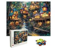 Puzzle 2000 Pièces rêve, Puzzle Adulte Bois, Impossible Classique Jigsaw Puzzles cabane dans Les Arbres, Jeu D'adresse pour Toute la Famille, Puzzles Coloré Jeu de Ponte, Cadeau 99.5 X 70.5 cm 8p-635