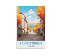 Puzzle 2000 pièces, Saint-Étienne, France. Puzzle de 2000 pièces pour Adultes et Enfants, Puzzle Familial Classique d'intérieur, 100 x 70 cm.