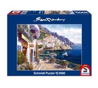 Puzzle 2000 Pièces : Sam Park : italie, Après-midi à Amalfi, Schmidt Spiele G