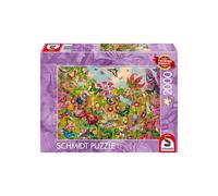 Puzzle 2000 pièces Schmidt Spiele Schmidt-Spiele-59746 Jardin de papillons Paysage Multicolore Violet