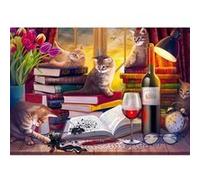 Trefl Cucciolo Felice 500 Pieces Tea with Animals, Creative Entertainment, Classic Puzzle for Adults and Children from 10 Years, Multicoloured, 37539