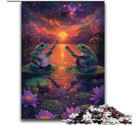 Puzzle 2000 pièces The Frog Band at Sunset pour Adolescents, Interaction Parent-Enfant intéressante pour réduire Le Stress (70x100cm)