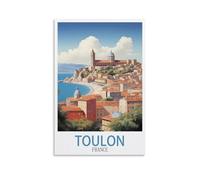 Puzzle 2000 pièces, Toulon, France. Puzzle 2000 pièces pour Adultes, Puzzle à Peindre, Puzzle Stimulant à réaliser soi-même, 100 x 70 cm.