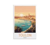 Puzzle 2000 pièces, Toulon Frances. Puzzle 2000 pièces pour Adultes, Puzzle à Peindre, Puzzle Stimulant à réaliser soi-même, 100 x 70 cm.