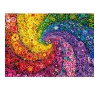 Schmidt Spiele 59744 Puzzle de 2000 pièces de tourbillons Floraux colorés, Multicolore