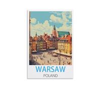 Puzzle 2000 pièces, Varsovie, Pologne. Puzzle de 2000 pièces pour Adultes et Enfants, Puzzle Familial Classique d'intérieur, 100 x 70 cm.
