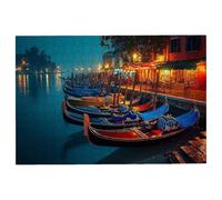 Puzzle 2000 Pieces Venise, Puzzle 2000 Pièces Adultes Paysage, Puzzles en Bois pour Adultes Jeux Educatifs, Puzzles avec Une Boîte d'emballage Exquise Cadeau Femme, Tableau Decoration Murale -2492
