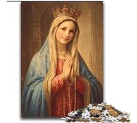 Puzzle 2000 pièces Vierge Marie pour Adultes et Adolescents, Jeux éducatifs et Anti-Stress, avec Père Noël (70x100cm)