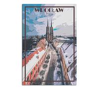 Puzzle 2000 pièces, Wroclaw Pologne. Puzzle de 2000 pièces pour Adultes et Enfants, Puzzle Familial Classique d'intérieur, 100 x 70 cm.