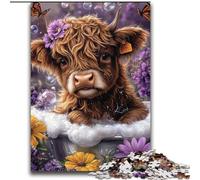 Puzzle 2000 pièces Yak prenant Un Bain, Jeux en Famille, activités Amusantes à la Maison, Cadeau d'anniversaire, Cadeaux de Voyage (70x100cm)