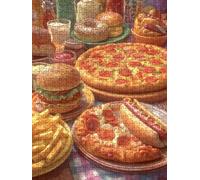 Puzzle 2000, Puzzles en Bois Adulte, Thème: Aliments SouffléS BLQSBGA5-385