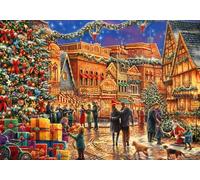 Puzzle 2000 Teile - Christmas at The Town Square