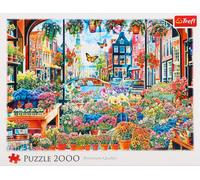 Trefl - Fleuriste à Amsterdam - 2000 pièces - Puzzle à Assembler soi-même, Divertissement créatif, Puzzle Classique pour Adultes et Enfants à partir de 14 Ans