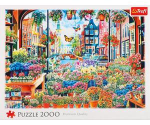 Puzzle 2000el Kwiaciarnia w Amsterdamie TREFL 27128 TR TREFL