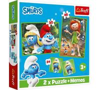 Puzzle 24 Maxi : La journée des Schtroumpfs