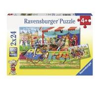 Puzzle 24 Pièces : 2 Puzzles - Chevaliers, Ravensburger G