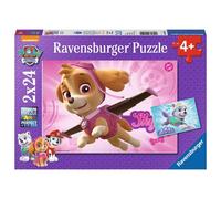 Puzzle 24 Pièces : 2 Puzzles - Pat' Patrouille, Ravensburger G