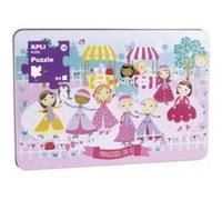Puzzle 24 pièces Apli Kids Princesses sur glace Multicolore G