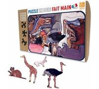 Puzzle 24 pièces LES ANIMAUX EN FOLIE Puzzle Michele Wilson Multicolore Multicolore G