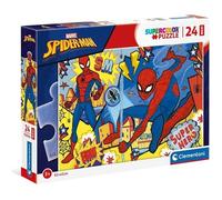 Clementoni Puzzle Supercolor Marvel Spiderman 24216 – 24 maxi pièces, à partir de 3 ans