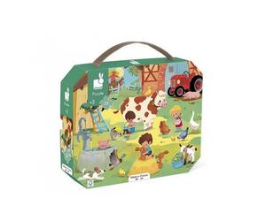 Puzzle 24 Pièces : Une Journée Amusante à la Ferme pour Enfants