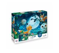 Puzzle 24 pièces x 2 sur Le thème des Animaux Au Clair de Lune