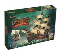 Puzzle 248 Pièces : Puzzle 3D - The Spanish Armada-San Felipe - Difficulté : 8/8, Cubic Fun